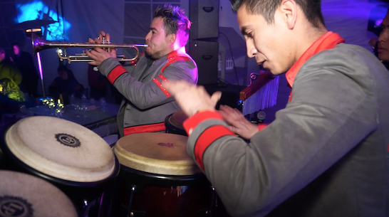 Congas y bongos de Banda Sinaloense
